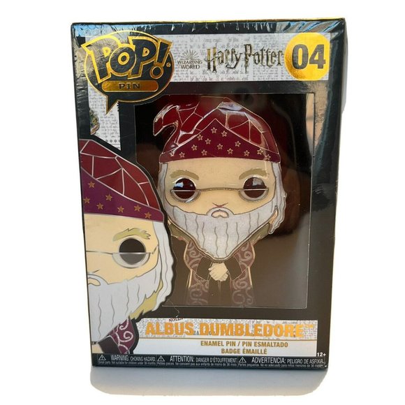 Funko Pop Harry Potter Pins NIB Set Of 3 Hermione Dumbledore Hedwig - Picture 3 of 9
